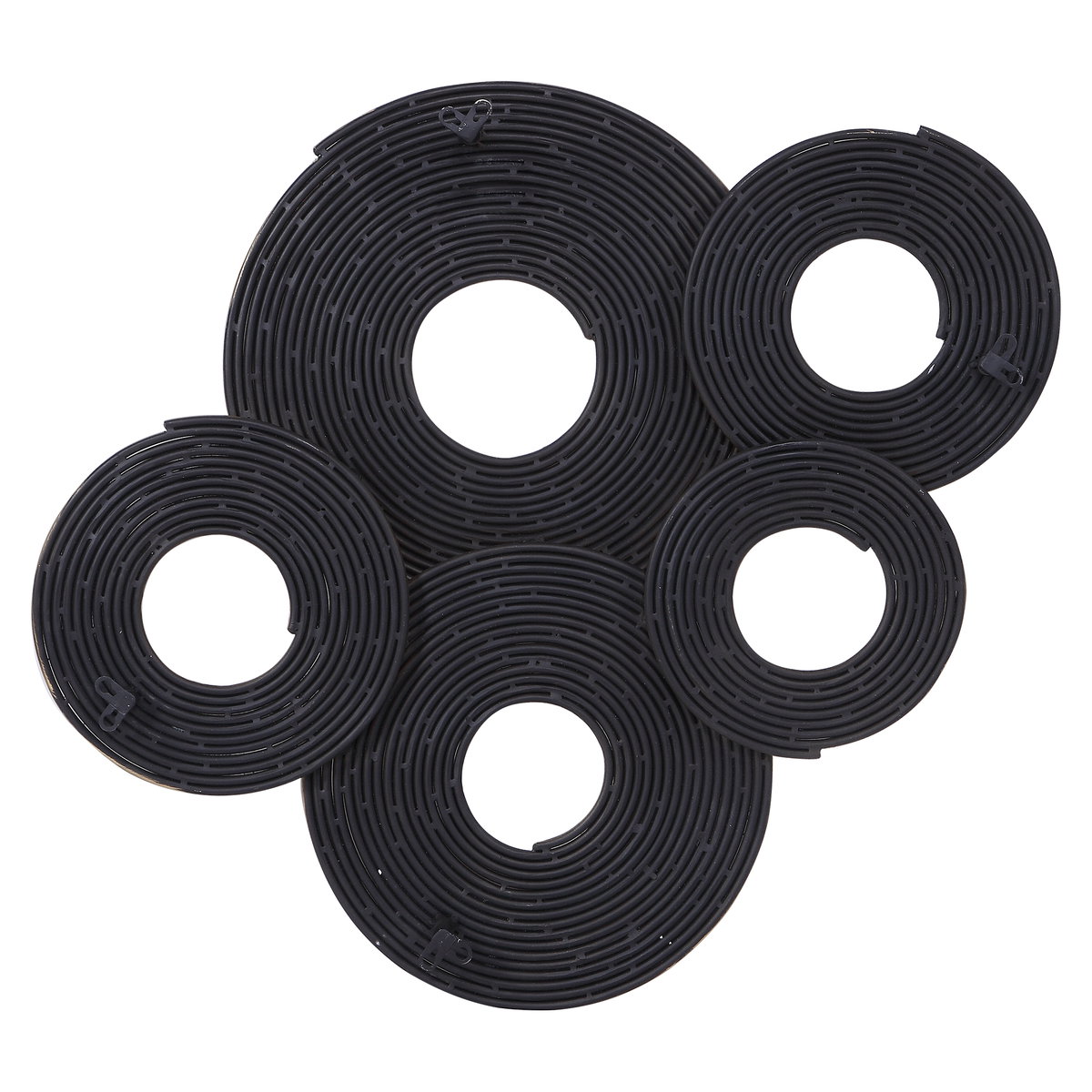 Ahmet Gold Rings Wall Decor, Sculptural Wall Art by Uttermost, 35.5" width x 29" height x 2.62" depth View 7