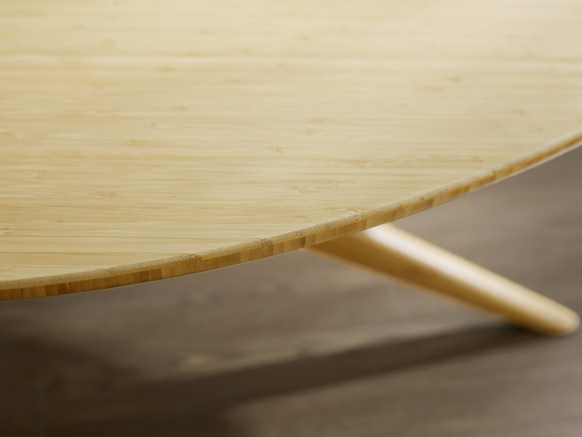 Rosemary Coffee Table, Wheat, by Greenington, 34" length x 46.5" width x 16" height View 2