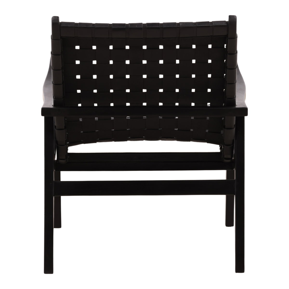 Luisa Occasional Chair Black, Accent Chair by Dovetail, 26.26" width x 33.5" height x 27.4" depth View 4