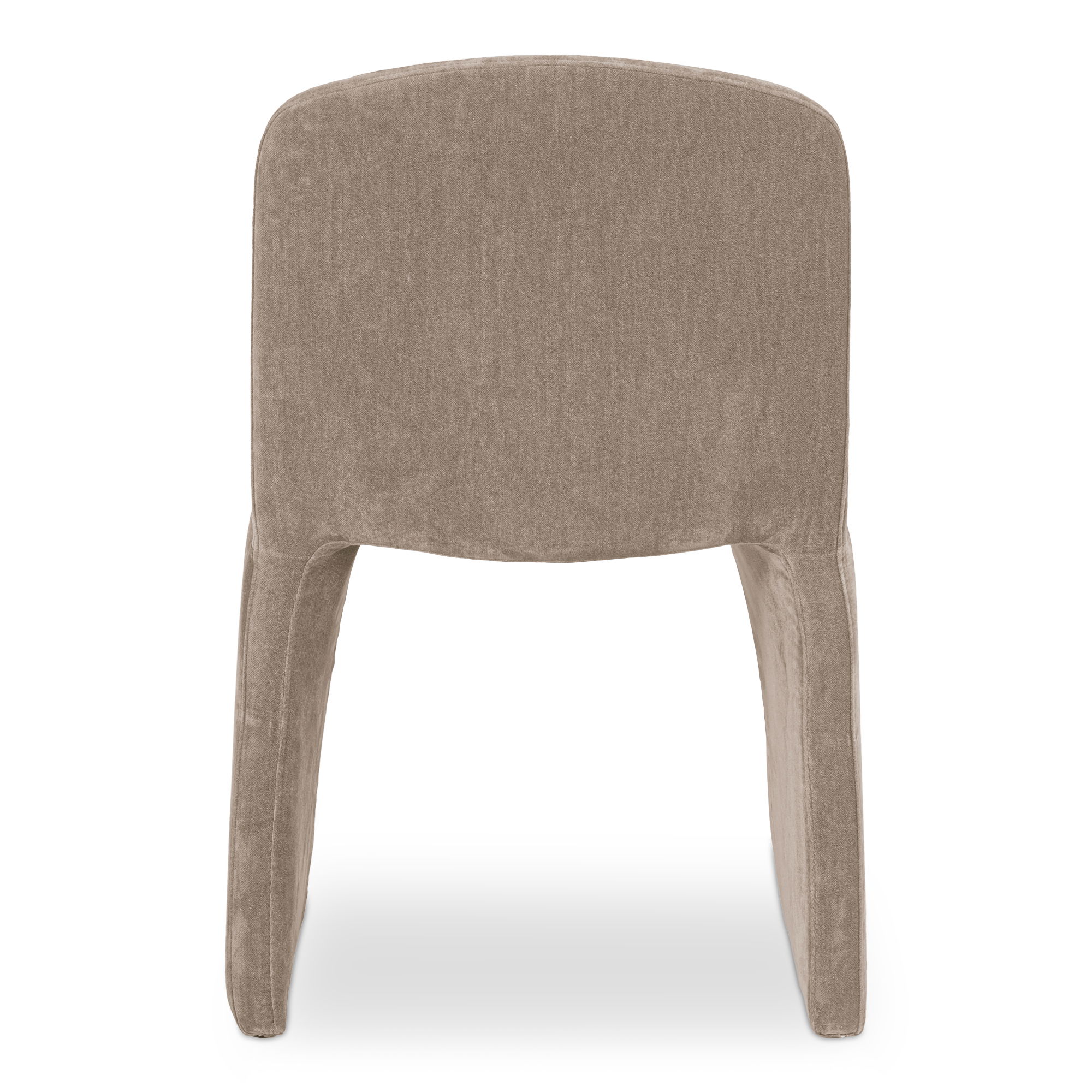 Ella Dining Chair Camel, by Moe's Home, 22.05" width x 33.5" height x 22.44" depth View 4