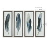 Feathered Beauty Prints Set/4, Art by Uttermost, 14.12" width x 38.12" height x 1.75" depth thumbnail 3