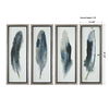 Feathered Beauty Prints Set/4, Painting by Uttermost, 14.12" width x 38.12" height x 1.75" depth thumbnail 3