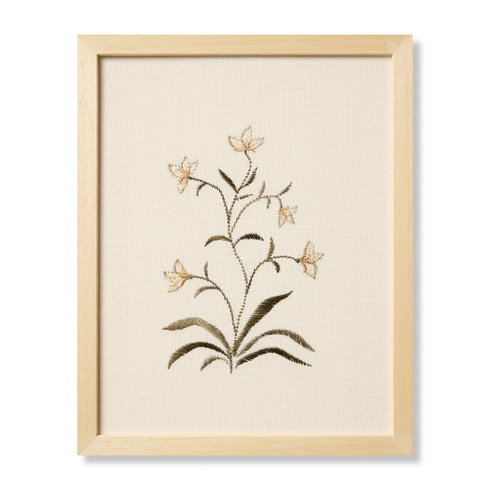 Loloi Pixie Flowers Beige Wall Art