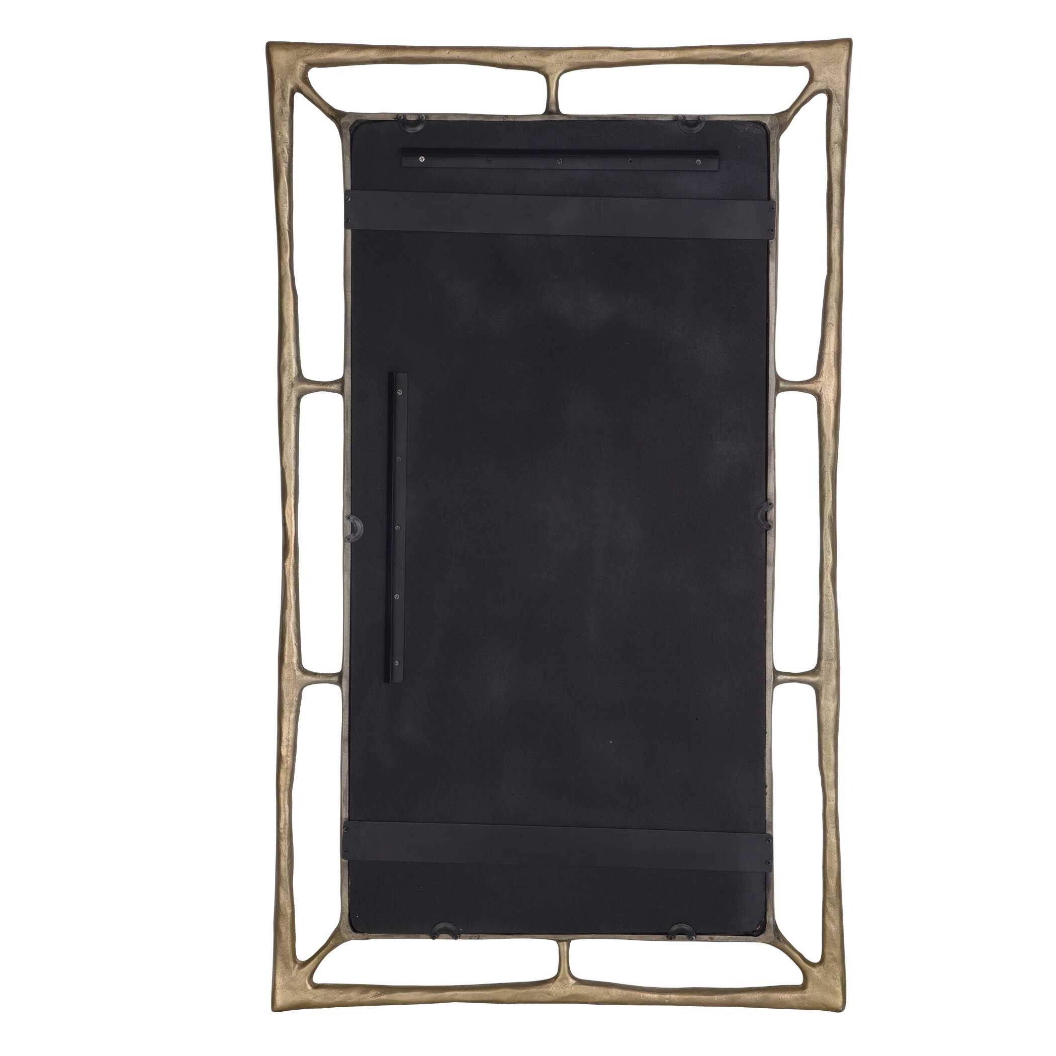 Felix Brass Rectangle Mirror, by Uttermost, 30" width x 50" height x 1.5" depth View 7