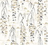 Willow Branches White & Black Wallpaper thumbnail 0