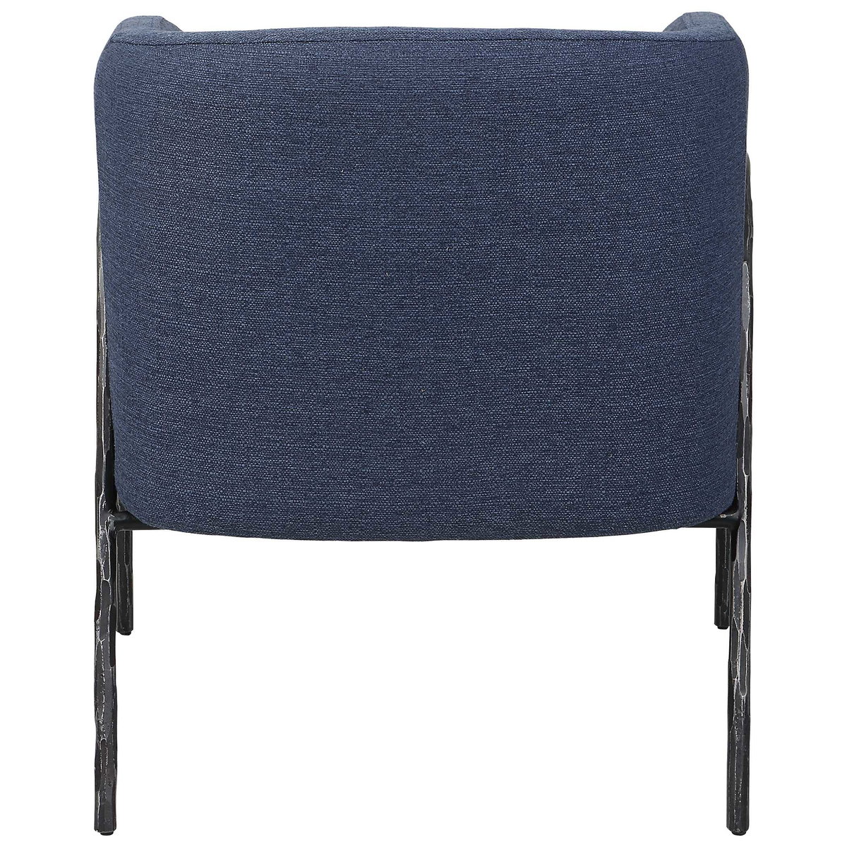 Jacobsen Denim Barrel Chair, Furniture by Uttermost, 27" width x 29" height x 27" depth View 7