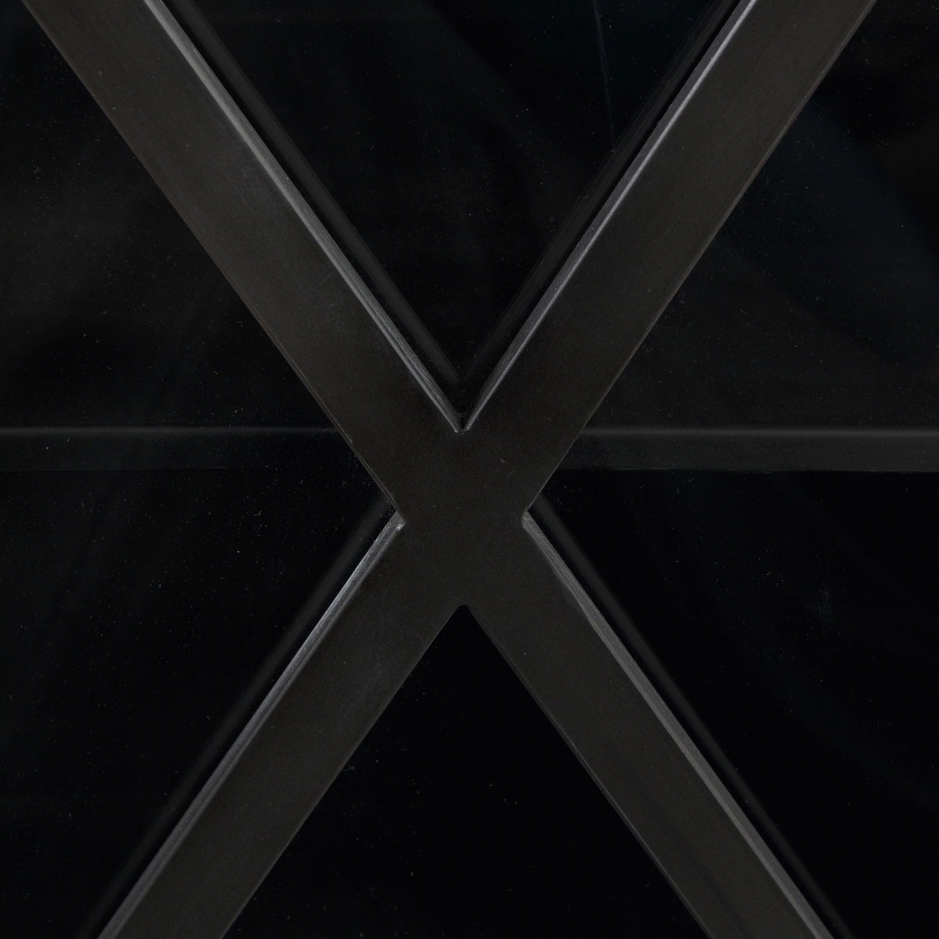 Poppy III 40L x 16W Black Metal With Glass Door Accent Cabinet, Cabinets & Chest by Mercana, 40.25" length x 16" width x 33" height View 10