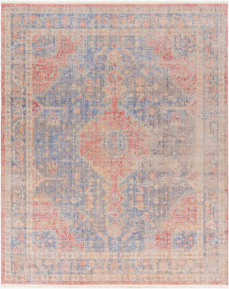 Subtle Machine Woven Rug, by Surya, 1'3.75" length x 1'3.75" width