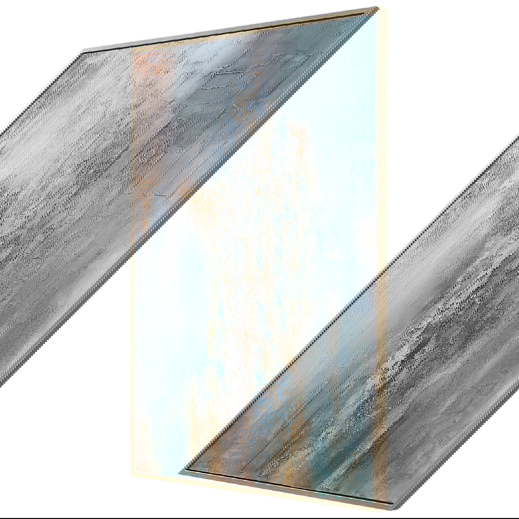 Rendezvous Hand Painted Abstract Art large image 