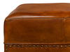 Giuseppe Footstool, Light Brown, Seating by Sarreid, 18" length x 18" width x 20" height thumbnail 7