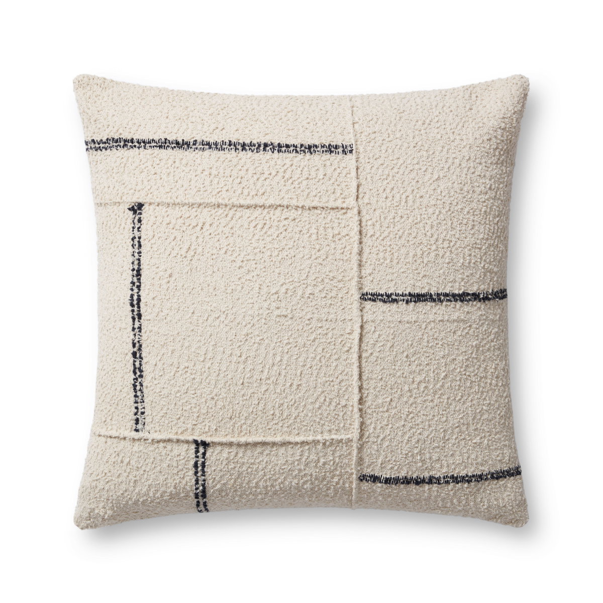 Magnolia Home by Joanna Gaines x Loloi Susanna Pillow, Decorative Pillow, 22" length x 22" width View 1