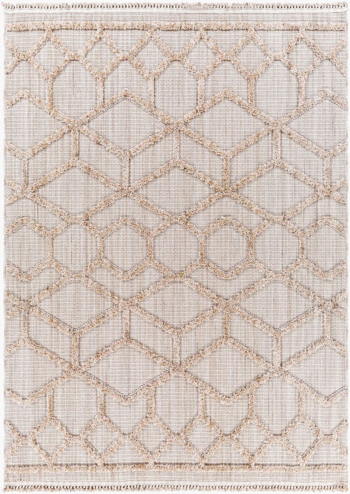 Zaragoza Machine Woven Rug, by Surya, 9'0.27" length x 6'6.74" width