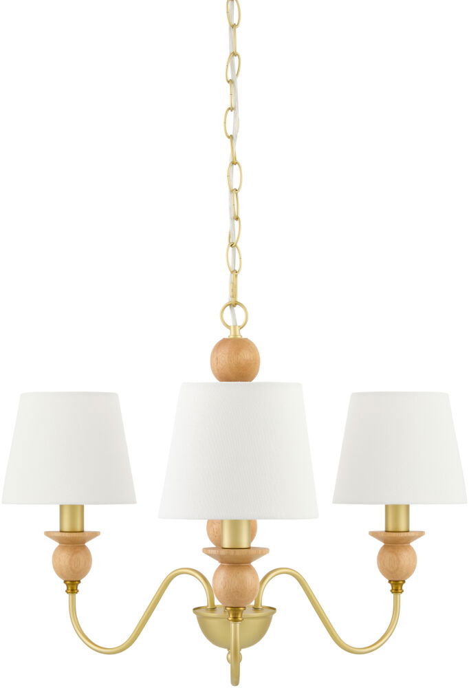 Wiluna Chandelier, by Surya, 25" length x 25" width x 47" height