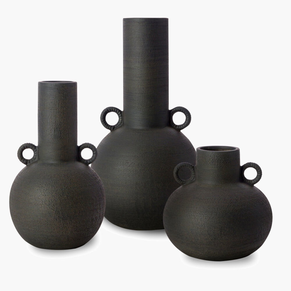 Acanceh Vase, by Surya, 7" width x 12" height