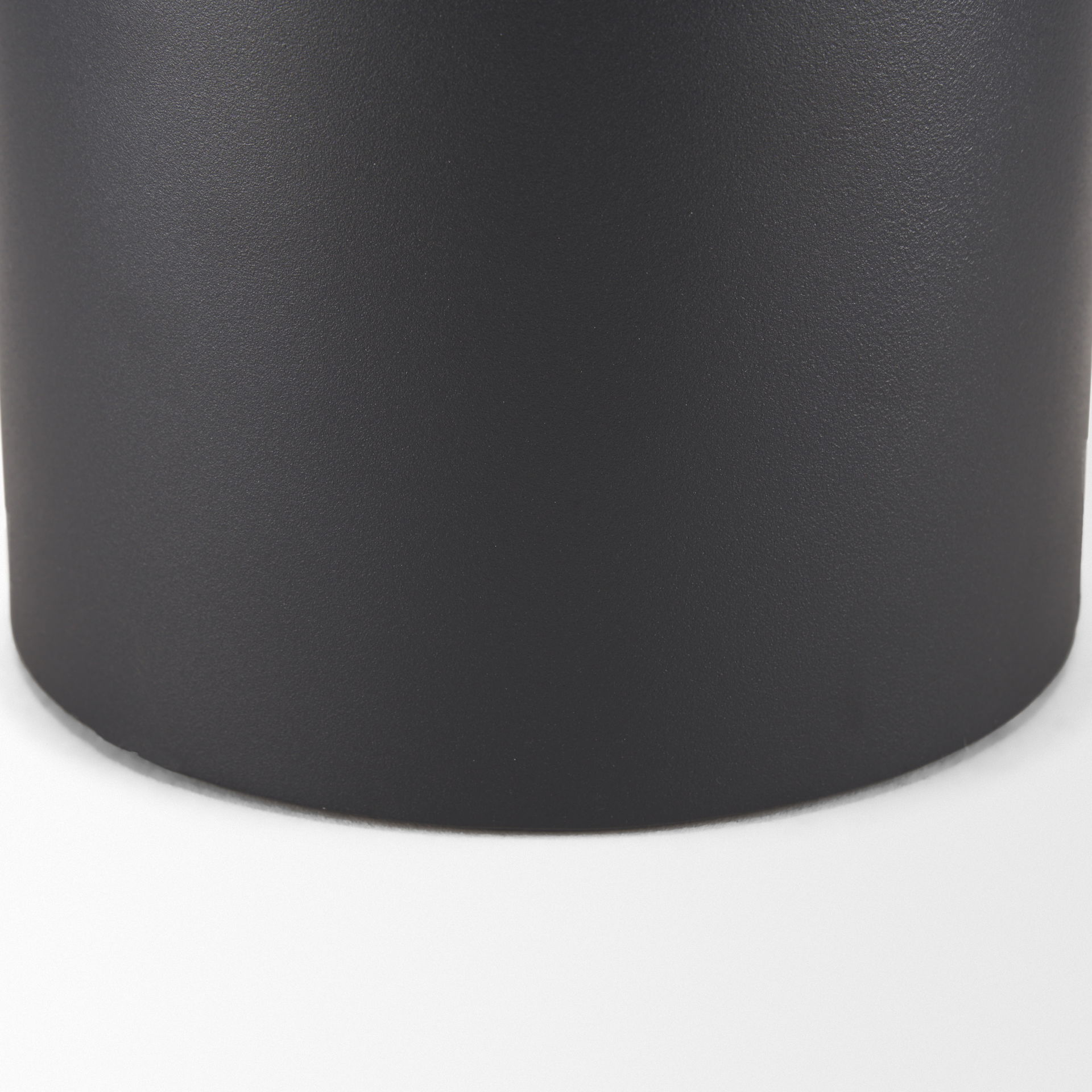 Tosca Small Matte Black Metal Vase large image 