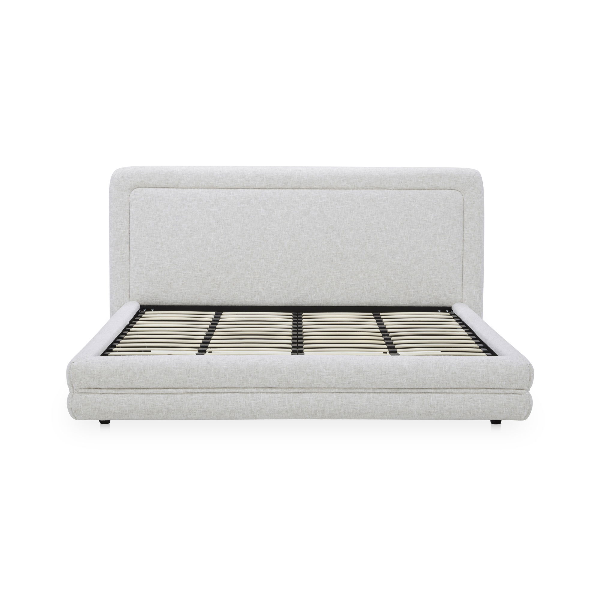 Tory Queen Bed Pebble, by Moe's Home, 76.75" width x 46.75" height x 95" depth View 4
