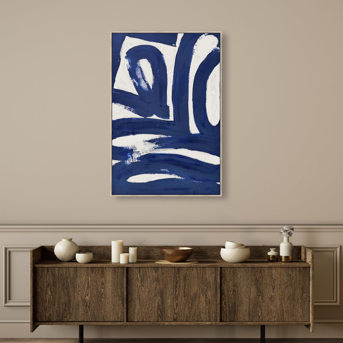 Blue 4 (Blue Spackle), by Oliver Gal,  20x30 View 2