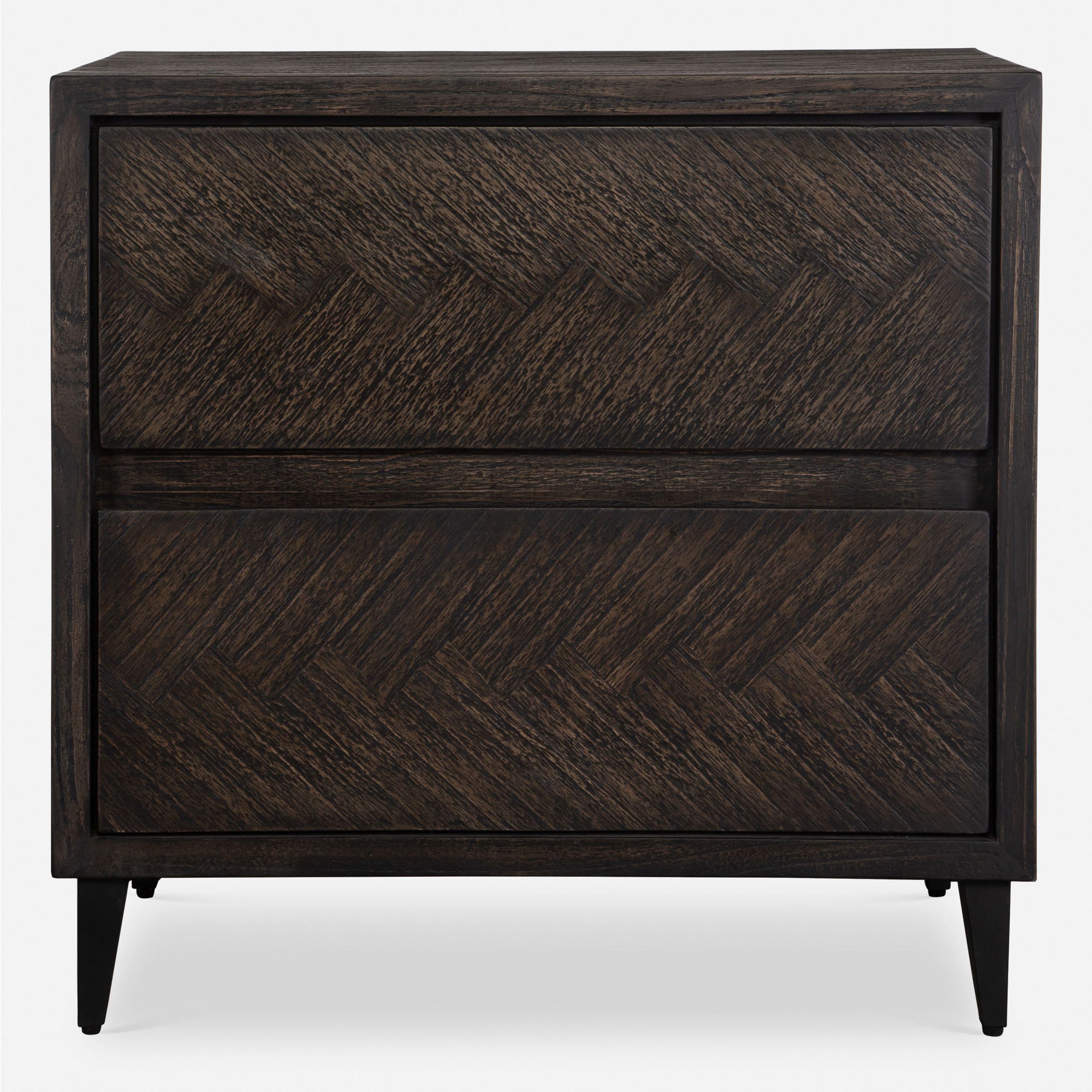 Abba Herringbone Accent Chest, Furniture by Uttermost, 30" width x 29" height x 17" depth View 1