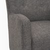 Dunstan Accent Chair Upholstered Gray Twill Fabric and Medium Brown Wood Feet thumbnail 9