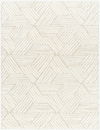 Cloudy Shag Machine Woven Rug, by Surya, 1'3.75" length x 1'3.75" width thumbnail