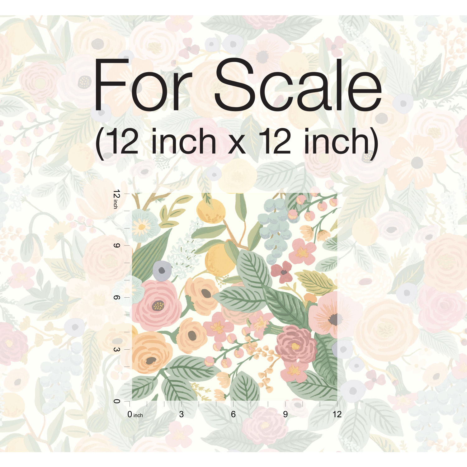 Garden Party Pastel Wallpaper large image 