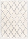 Deluxe Shag Machine Woven Rug, by Surya, 7'2.61" length x 5'2.99" width thumbnail