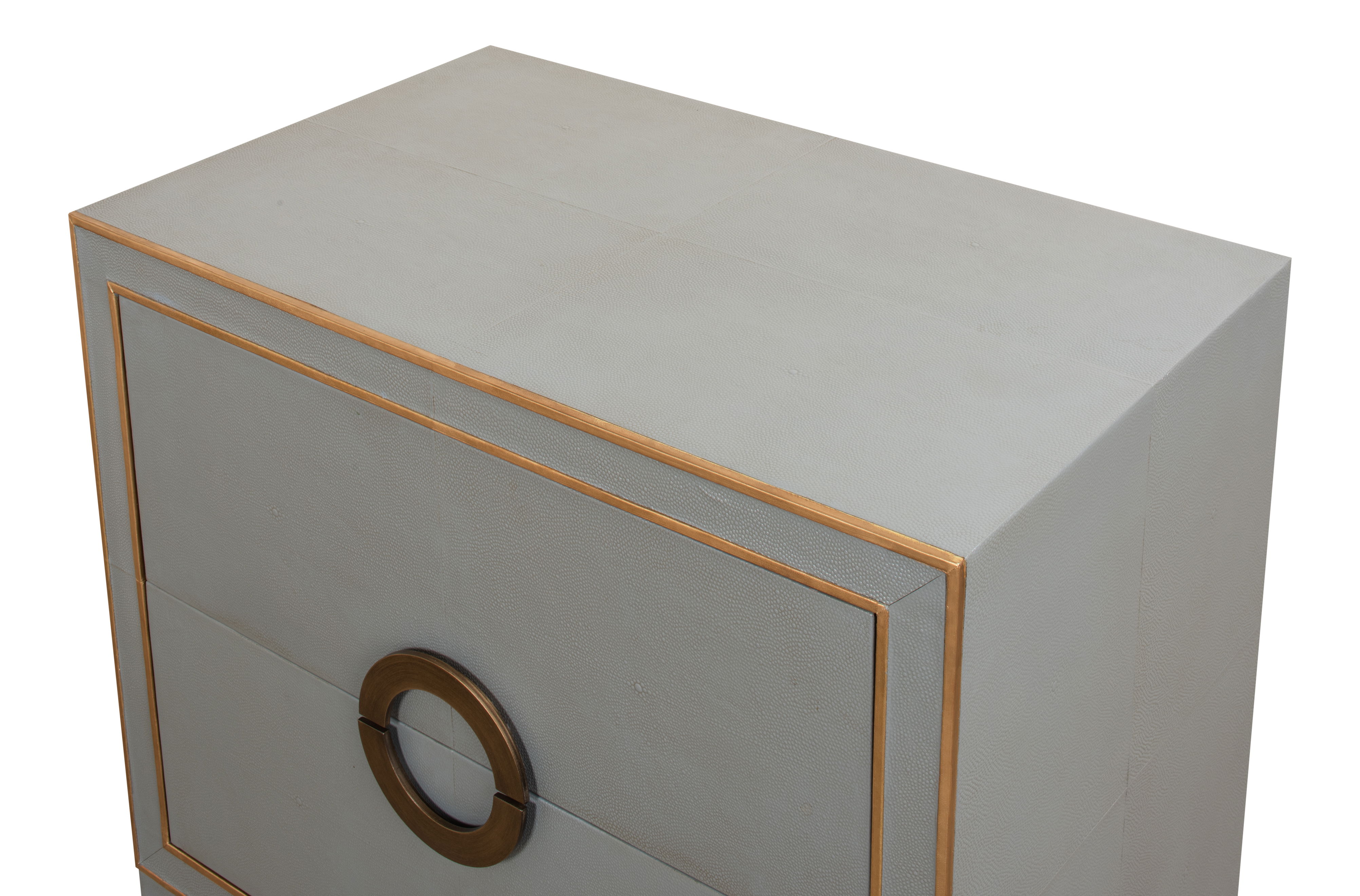 *Gabriella Night Stand, Storm Grey large image 