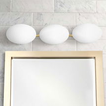 Online Designer Bathroom Hudson Valley Wagner 27 1/4" Wide Aged Brass LED Bath Light