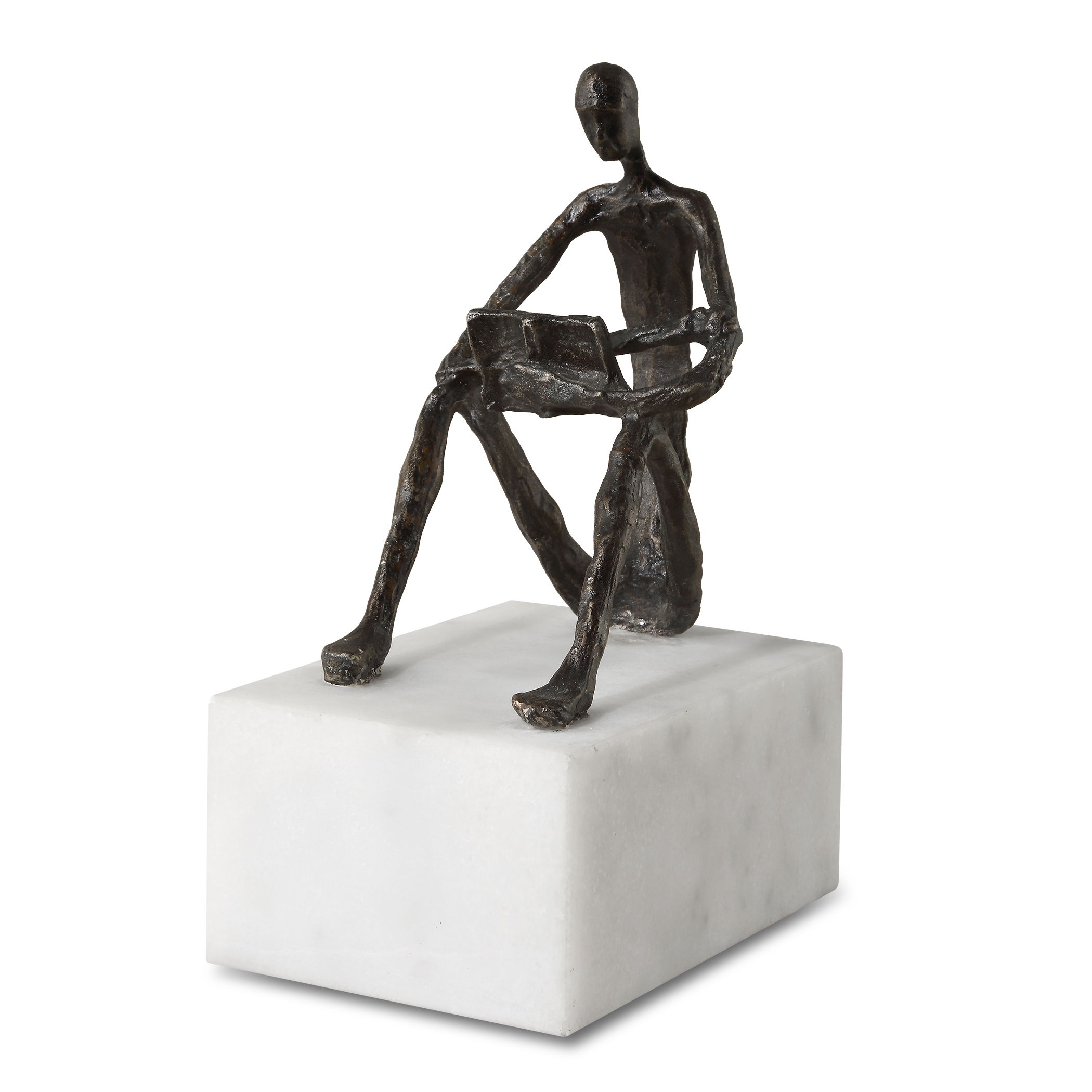 Sit Back, Relax And Read, Iron Sculpture large image 