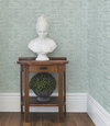 Papyrus Weave Blue Wallpaper, by York Wall, 27' length x 2'3" width x 0.02" depth thumbnail 3