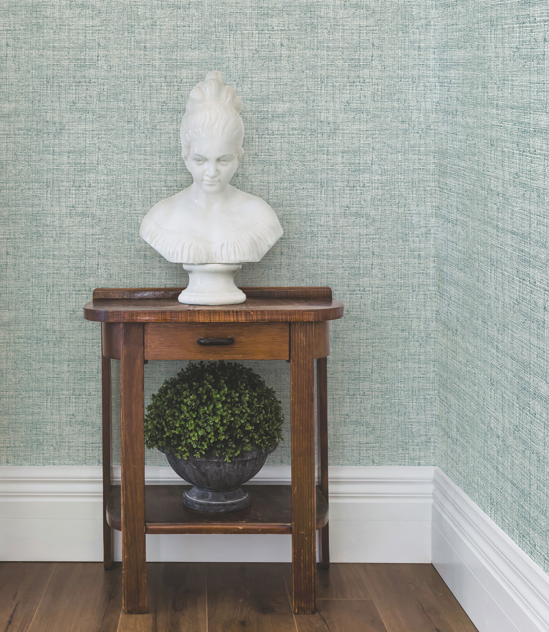Papyrus Weave Blue Wallpaper large image 