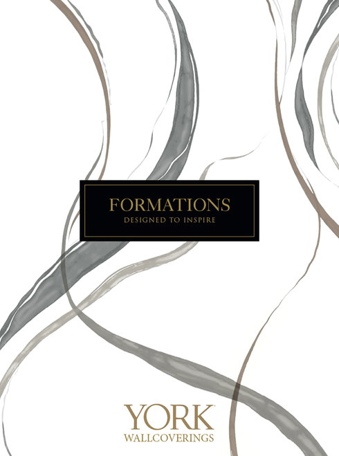 Stretched Hexagons Burnished Copper Wallpaper