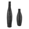 Duostacked Black Vases Set/2, Decorative by Uttermost, 10.5" width x 18" height x 4" depth thumbnail 5