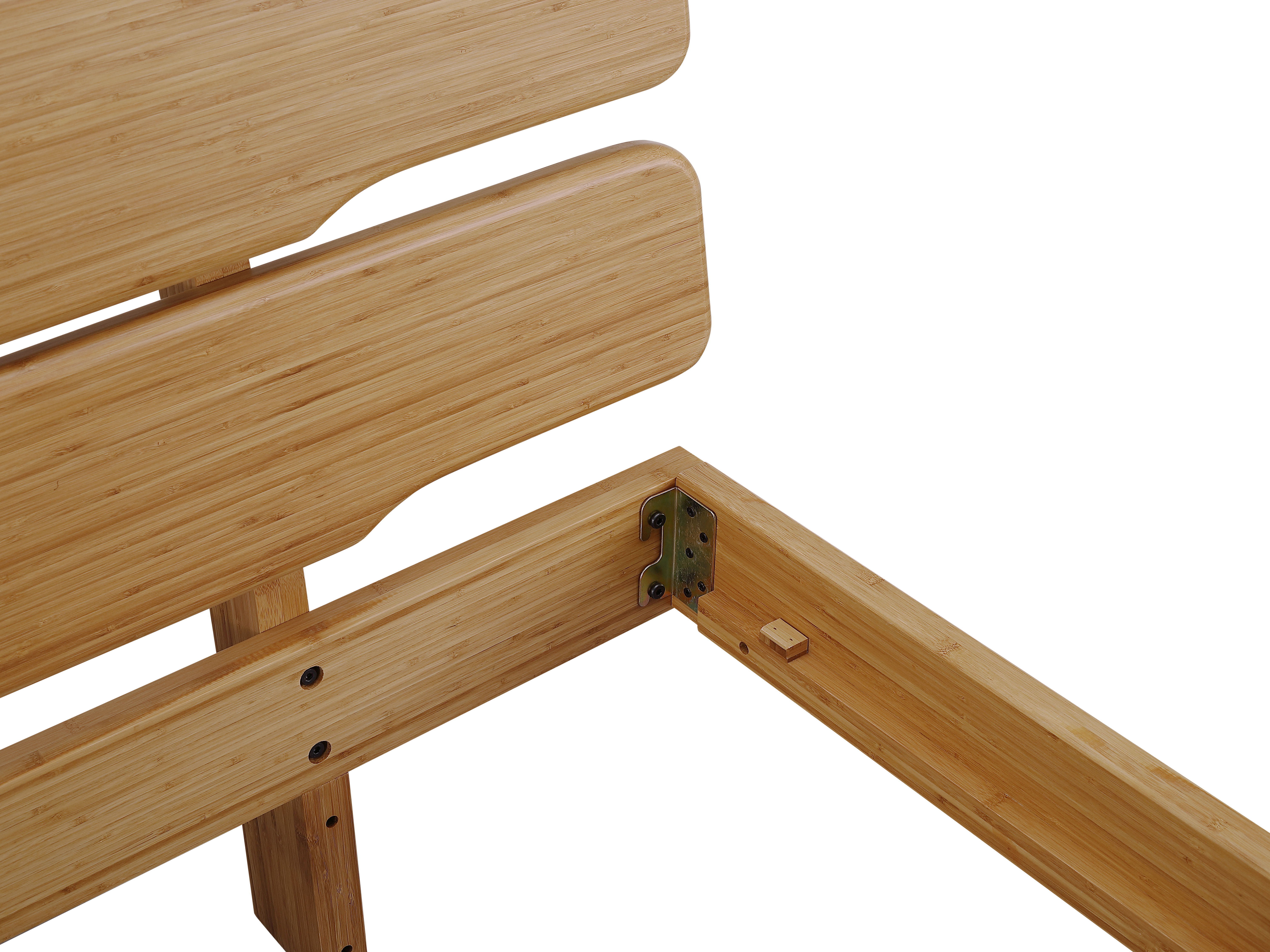 Currant Queen Platform Bed, Caramelized, by Greenington, 88" length x 63.75" width x 39.5" height View 2