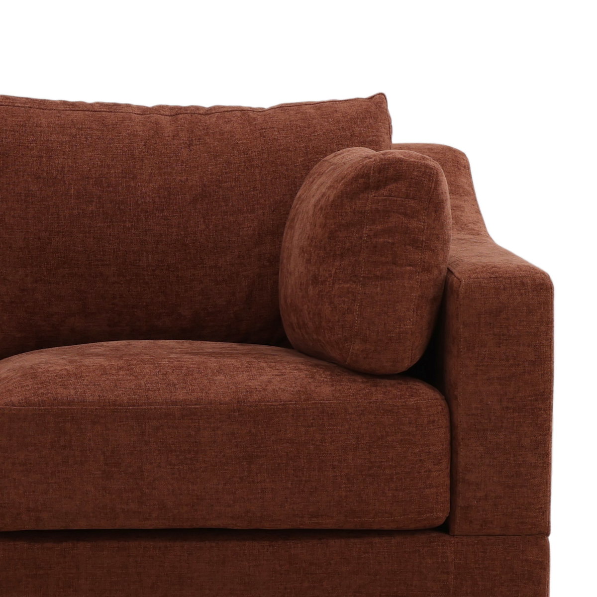 Chandler Sofa Rust, Sofas & Sectional by Dovetail, 102.5" width x 33.5" height x 40.75" depth View 7