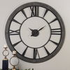 Ronan Wall Clock Large, by Uttermost, 60" width x 60" height x 1.5" depth thumbnail 3
