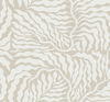 Fern Fronds Taupe & White Wallpaper 0 Fern Fronds Taupe & White Wallpaper thumbnail 0