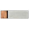 Blox Console Table White Marble And Warm Brown thumbnail 3