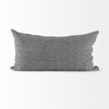 Ramone 14 x 26 White and Black Fabric Decorative Pillow Cover thumbnail 1
