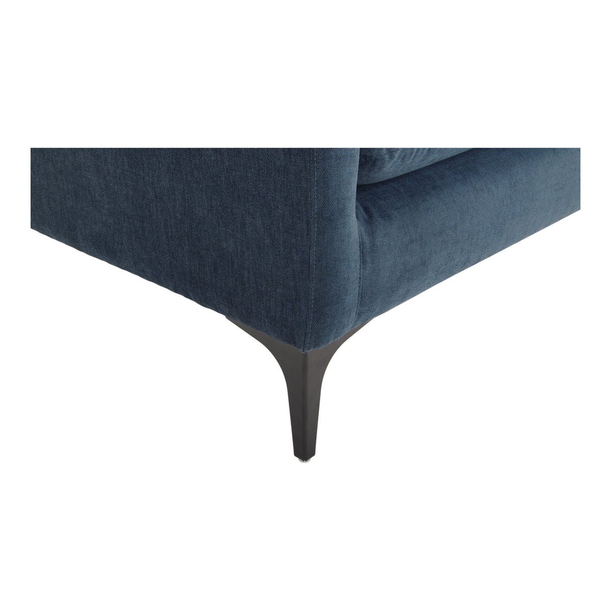 Paris Sofa Blue, Sofas & Sectional by Moe's Home, 80" width x 27" height x 35" depth View 6