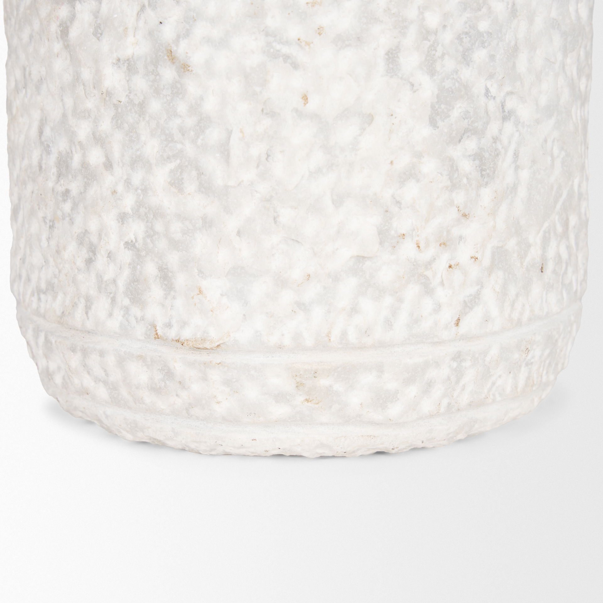 Irina Large White Marble Door Stopper, Decorative Object by Mercana, 6.5" length x 6.5" width x 10" height View 10