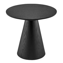 Online Designer Other Conical 24" Side Table, Matte Black