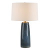 Submerged Deep Blue Table Lamp, by Uttermost, 1'4" width x 2'2.25" height x 1'4" depth thumbnail 1