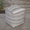 Mesick Handwoven Gray Pouf, Furniture by Uttermost, 18" width x 18" height x 18" depth thumbnail 4