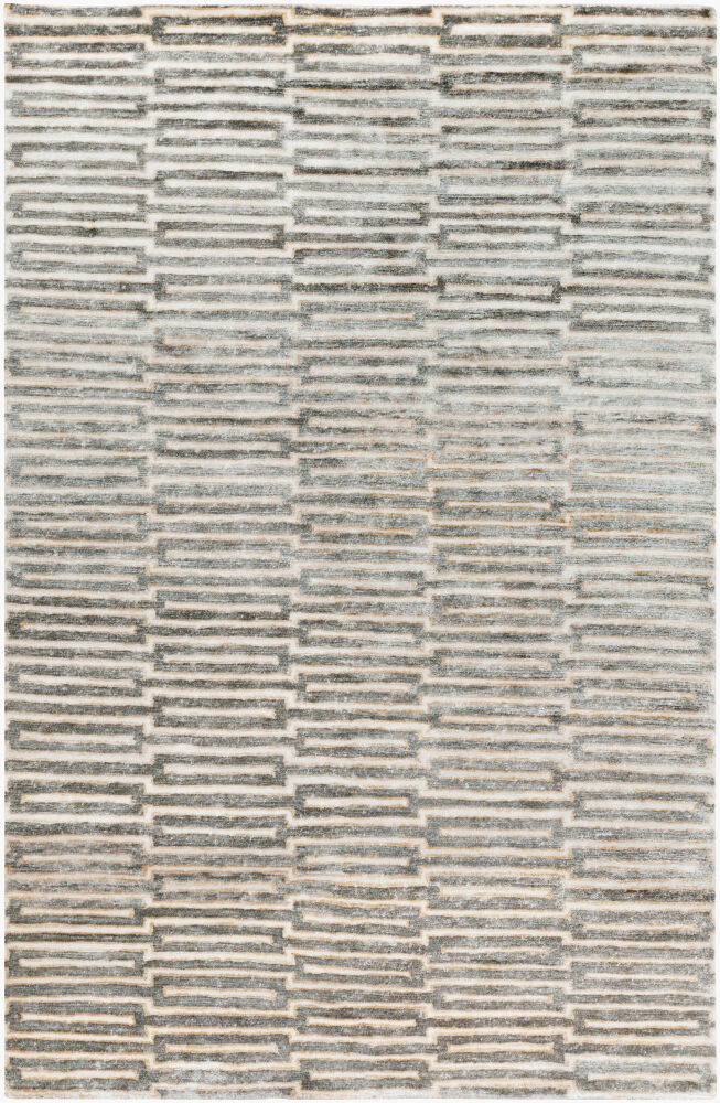 Platinum Handmade Rug, by Surya, 1'6" length x 1'6" width