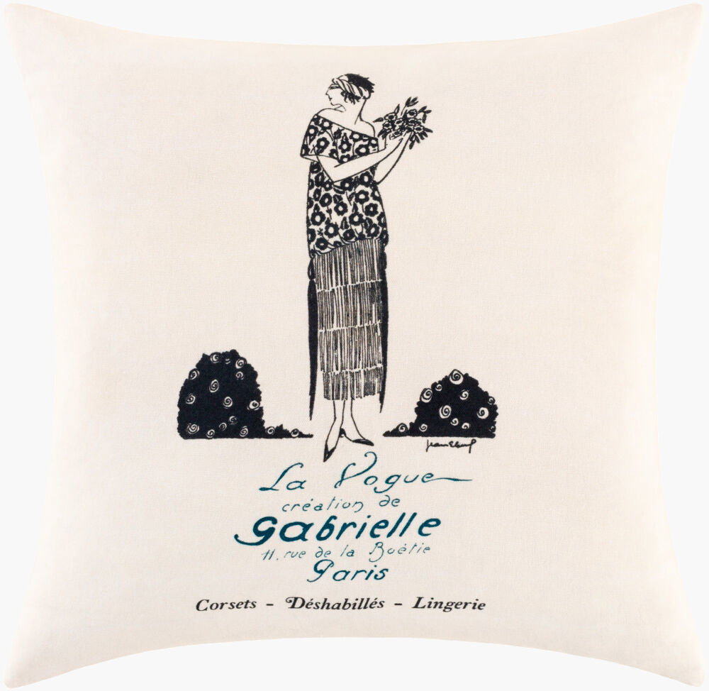 La Guirlande Accent Pillow, Decorative Pillow by Surya, 18" length x 18" width