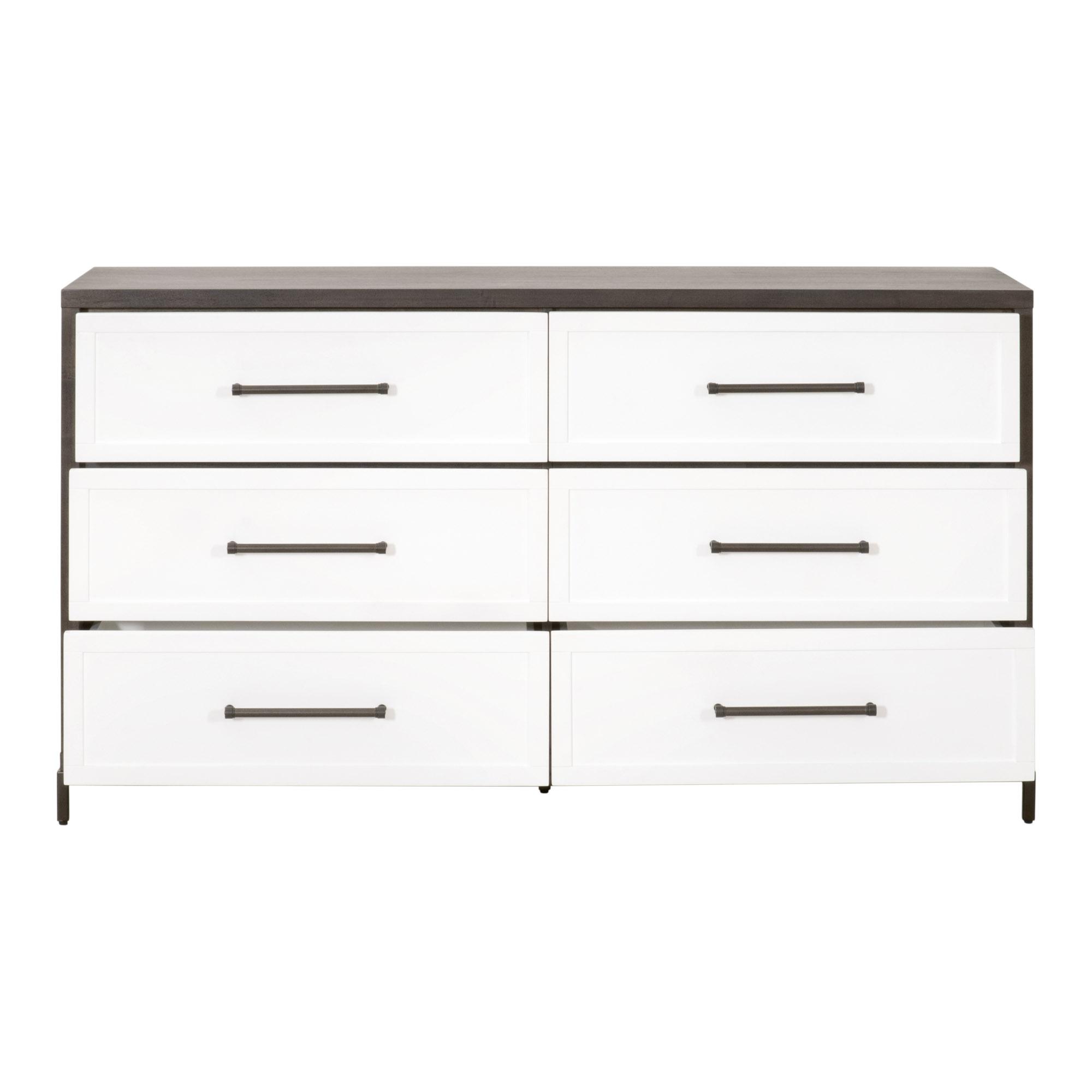Wrenn 6-Drawer Double Dresser, by Essentials for Living, 63" width x 35" height x 20" depth View 2