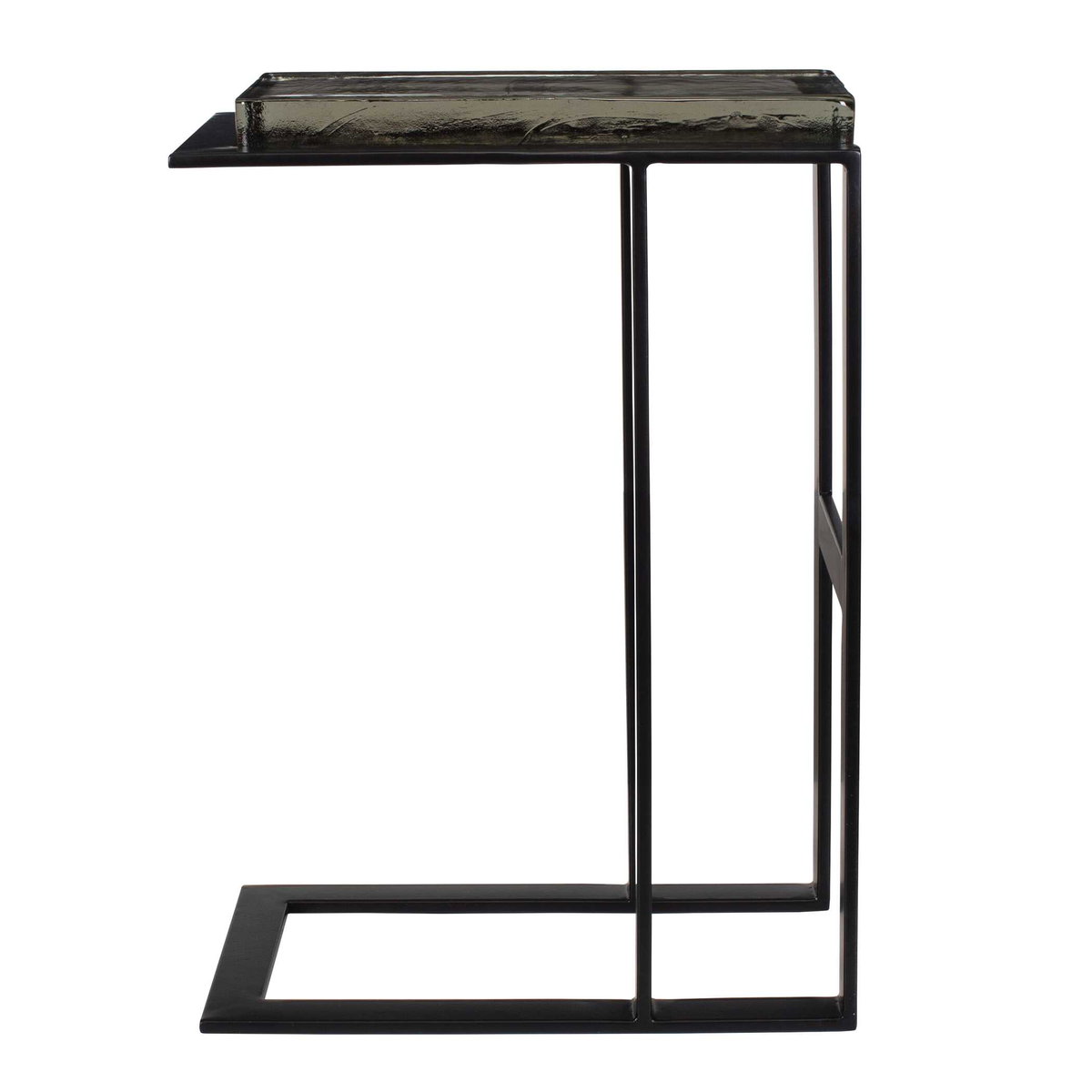 Soma Black Accent Table, Side & End Table by Uttermost, 18.1" width x 25.5" height x 11" depth View 6