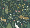 Menagerie Blue Wallpaper, by York Wall, 27' length x 2'3" width x 0.02" depth thumbnail 1