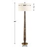 Tyree Brown Marble Floor Lamp, by Uttermost, 20" width x 66" height x 20" depth thumbnail 3